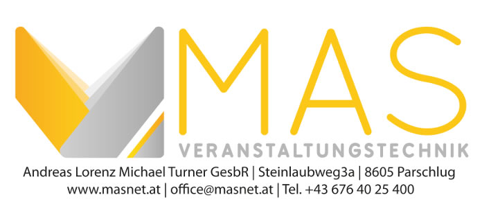 Logo von MAS Veranstaltungstechnik, Andreas Lorenz Michael Turner GesbR